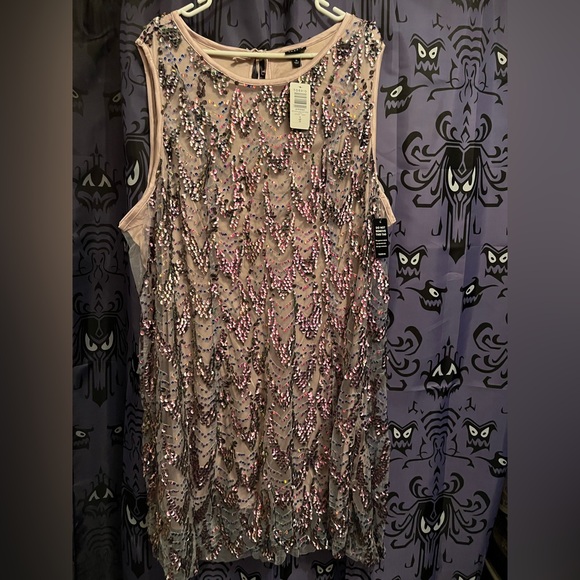 Torrid Mini Sequin Shift Dress - Picture 5 of 10